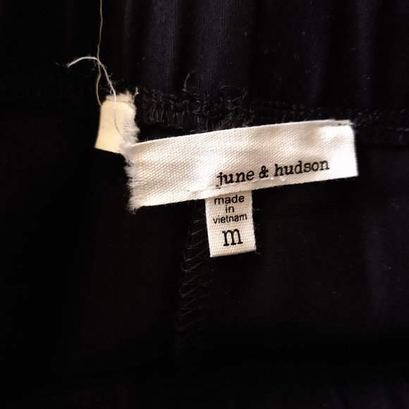 JUNE HUDSON RAYON/SPANDEX PANTS WITH STRIPE ON LEG - Picture 2 of 4